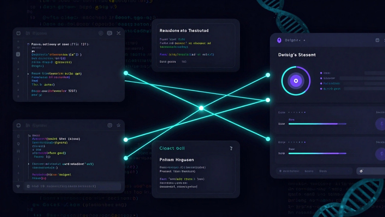 Glowing connections between design system tokens and code, powered by Python.