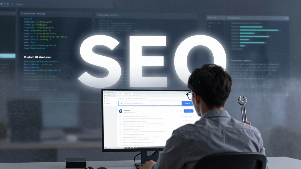 User blocked from advanced SEO tools by an opaque barrier