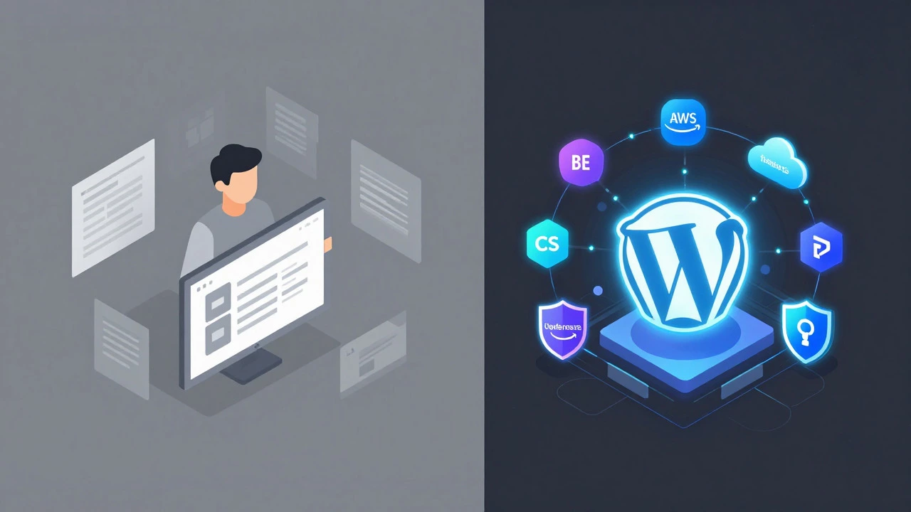 Illustration contrasting junior page builders with senior full-stack engineers