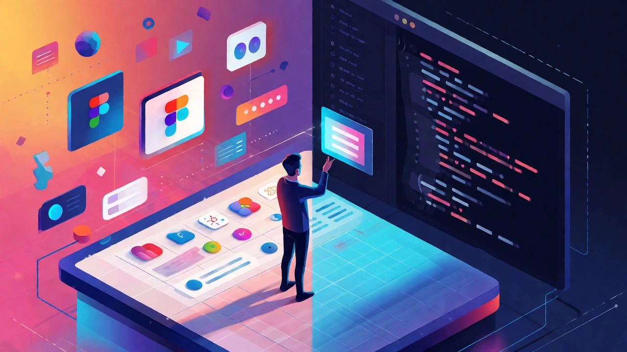 Hybrid UI Engineer bridging the gap between visual design tools and code editors.